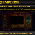 empire777 free credit RM30